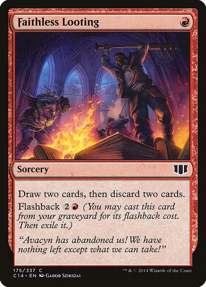 Faithless Looting (175) (Commander 2014)