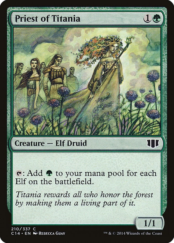 Priest of Titania (210) (Commander 2014)