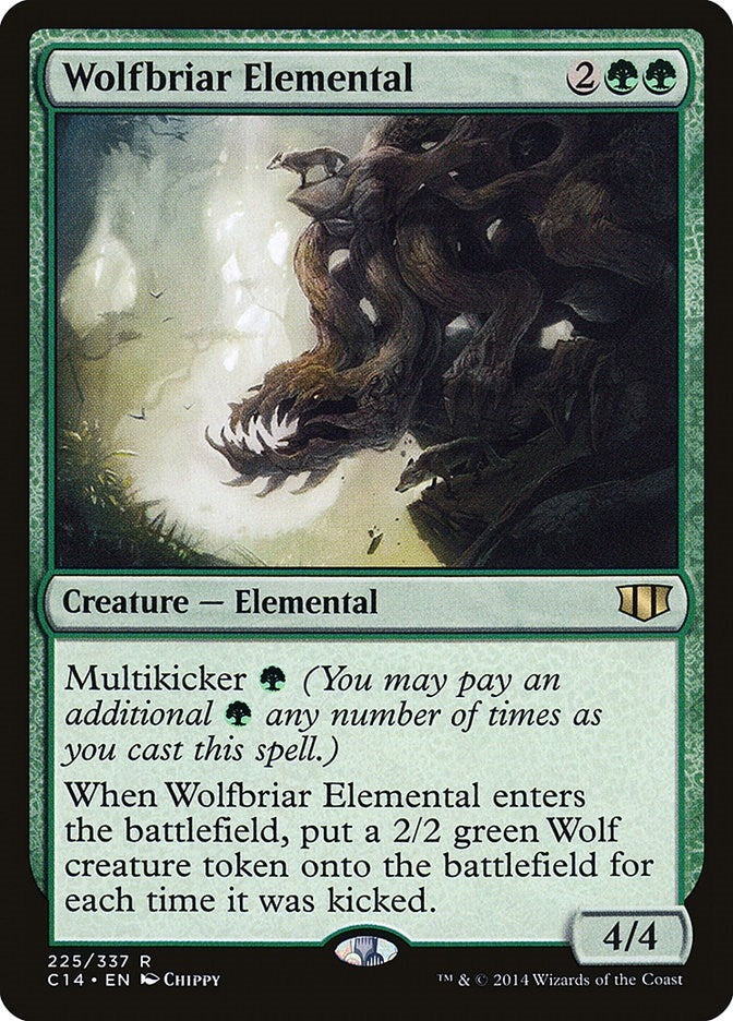 Wolfbriar Elemental (225) (Commander 2014)