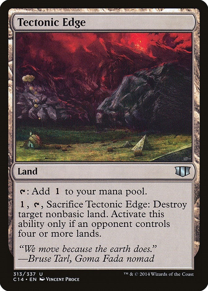 Tectonic Edge (313) (Commander 2014)
