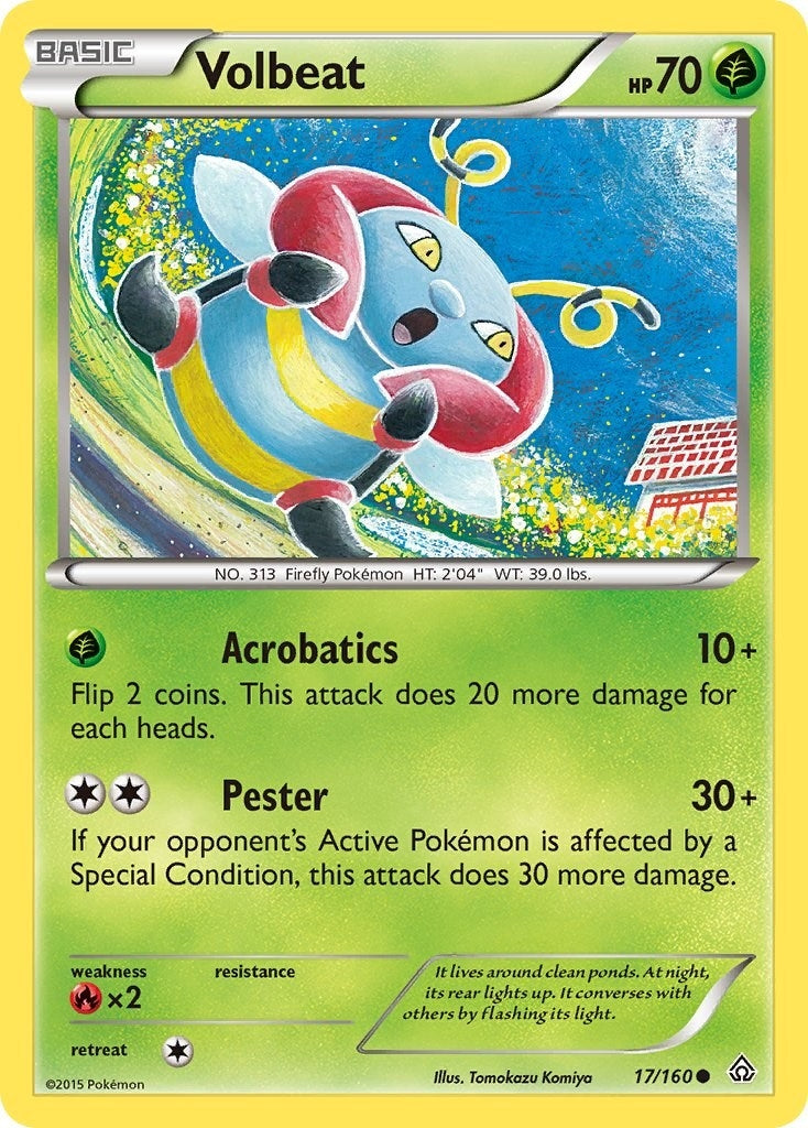 Image for Volbeat (17/160) (XY - Primal Clash) - Pokemon