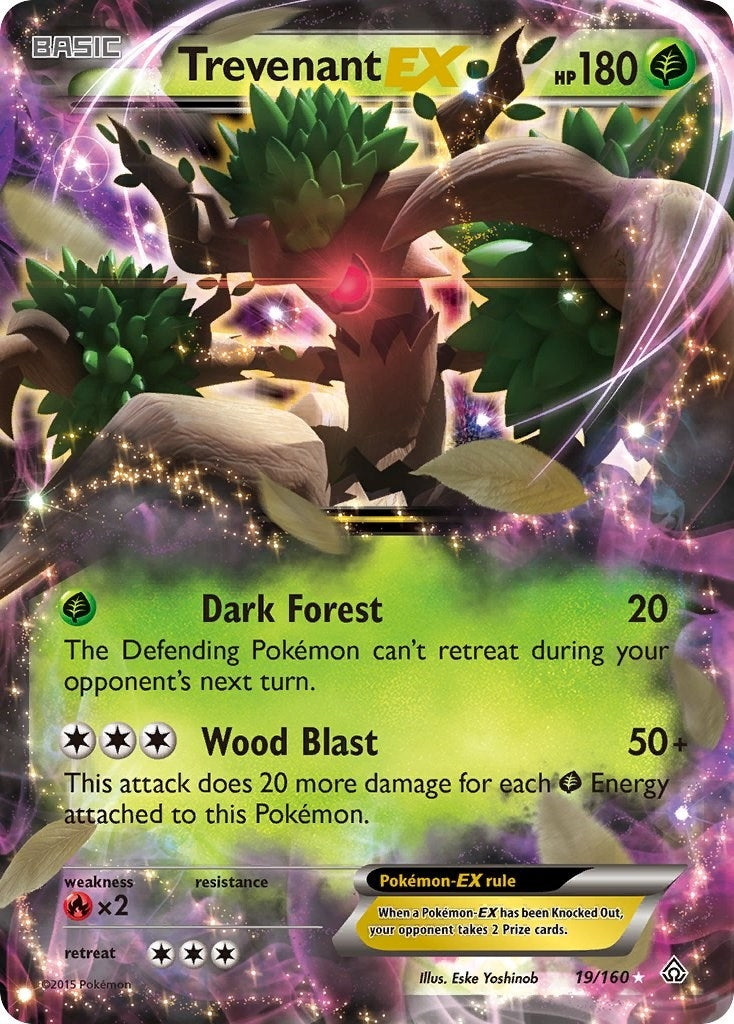 Image for Trevenant EX (19/160) (XY - Primal Clash) - Pokemon