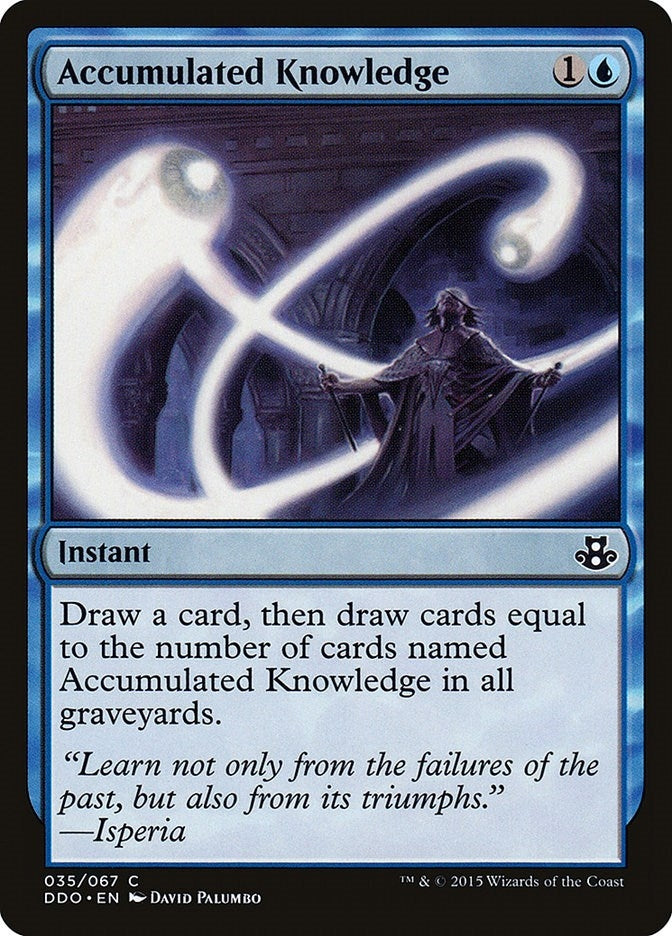Accumulated Knowledge (35) (Duel Decks: Elspeth vs. Kiora)