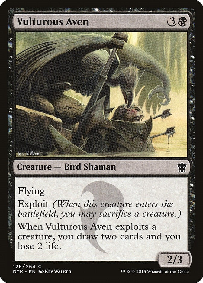Image for Vulturous Aven (126) - Magic: The Gathering