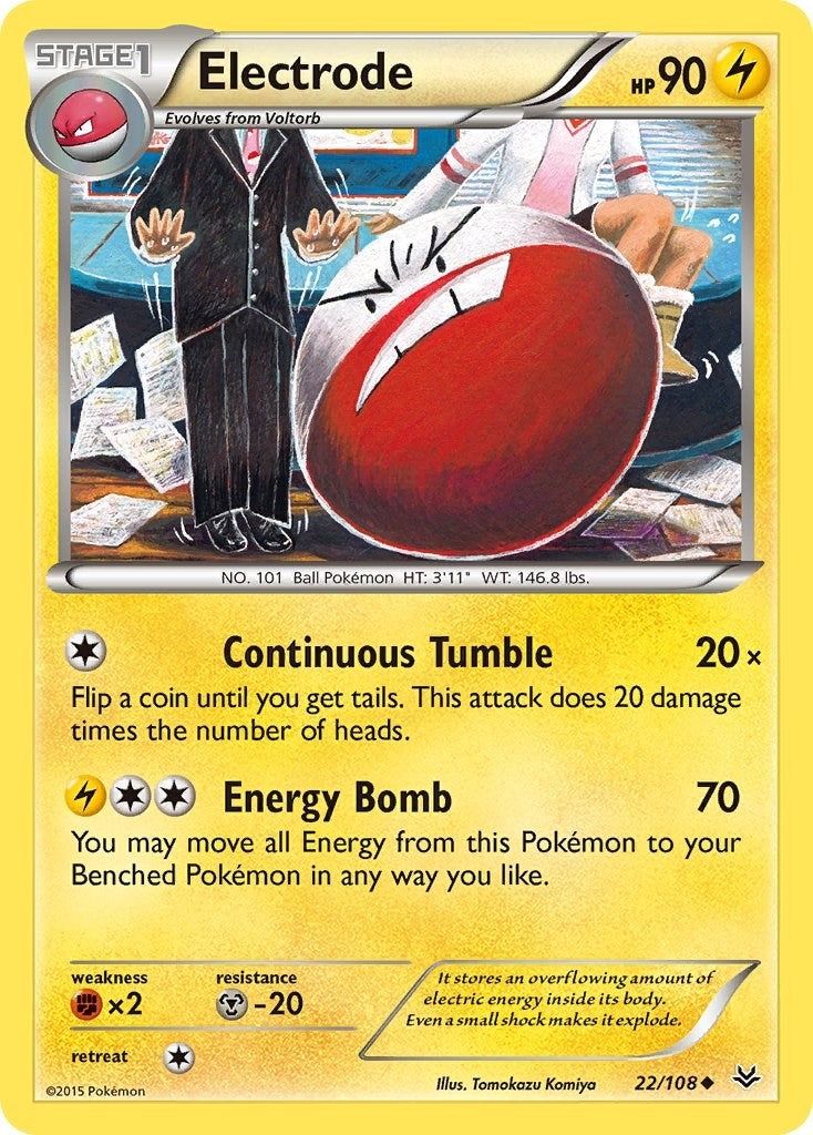Image for Electrode (22/108) (XY - Roaring Skies) - Pokemon