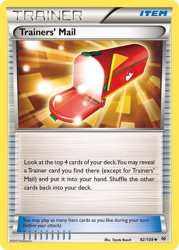 Image for Trainers' Mail (92/108) (XY - Roaring Skies) - Pokemon