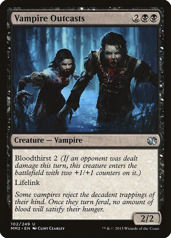 Image for Vampire Outcasts (102) - Magic: The Gathering