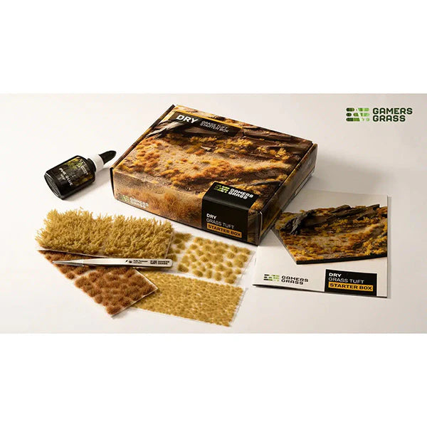 GamersGrass: Boxed Set - Dry Grass Tuft Starter Box