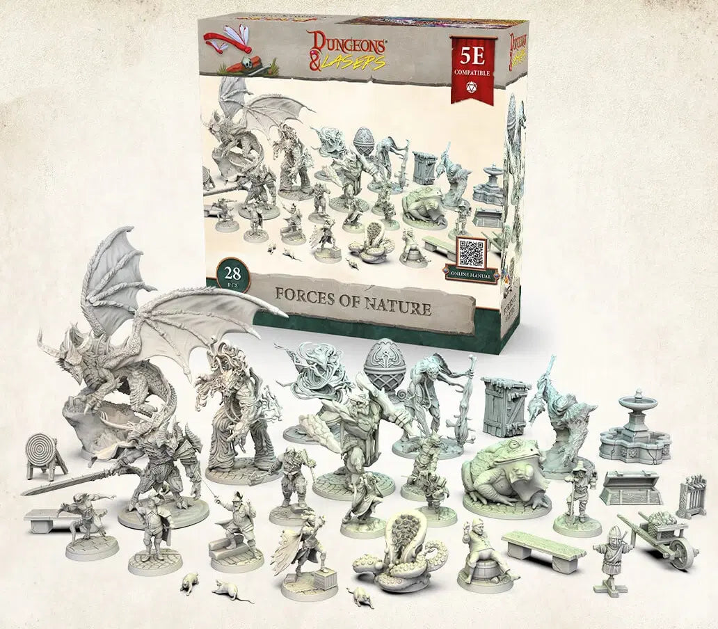 Dungeons & Lasers: Forces of Nature Miniature Set