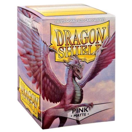 Dragon Shield Sleeves: Standard Matte - Pink 100CT
