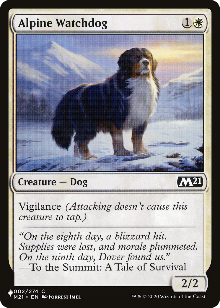 Alpine Watchdog (002/274) (The List Reprints)
