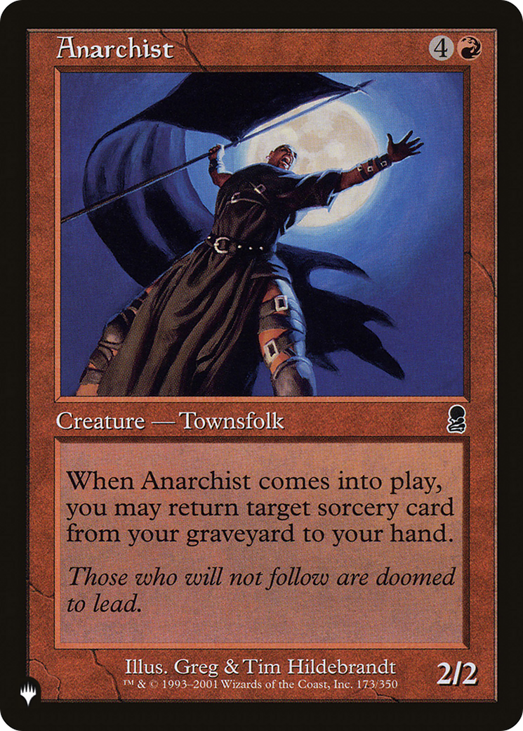 Anarchist (173/350) (The List Reprints)