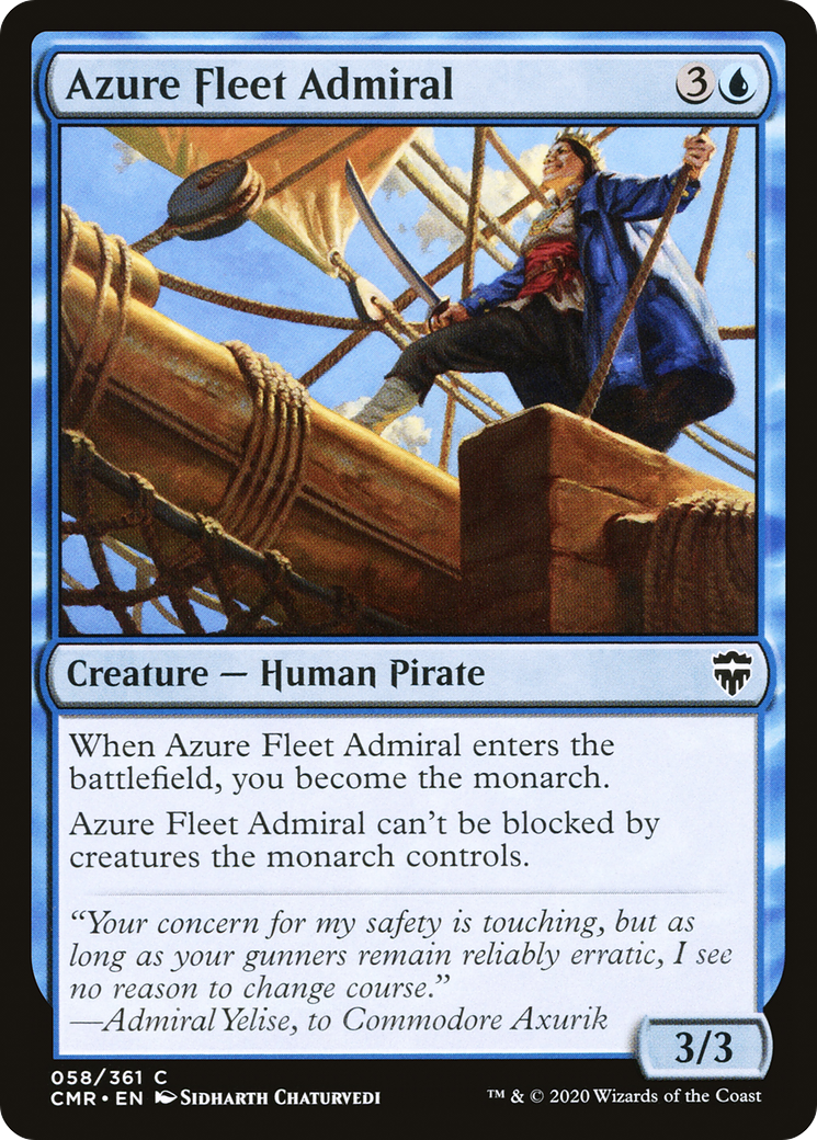 Azure Fleet Admiral (58) (Commander Legends)