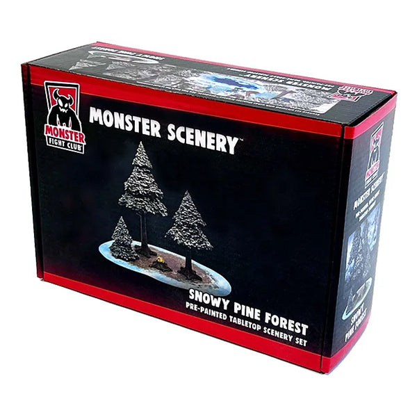 Monster Scenery: Snowy Pine Forest