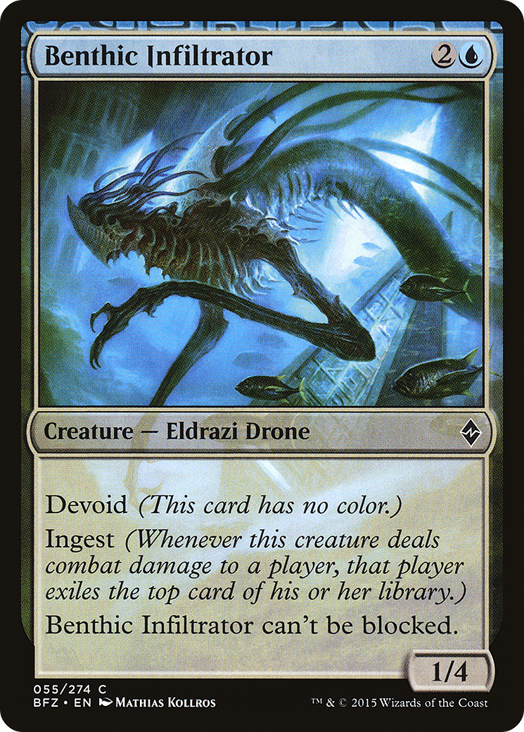 Benthic Infiltrator (55) (Battle for Zendikar)
