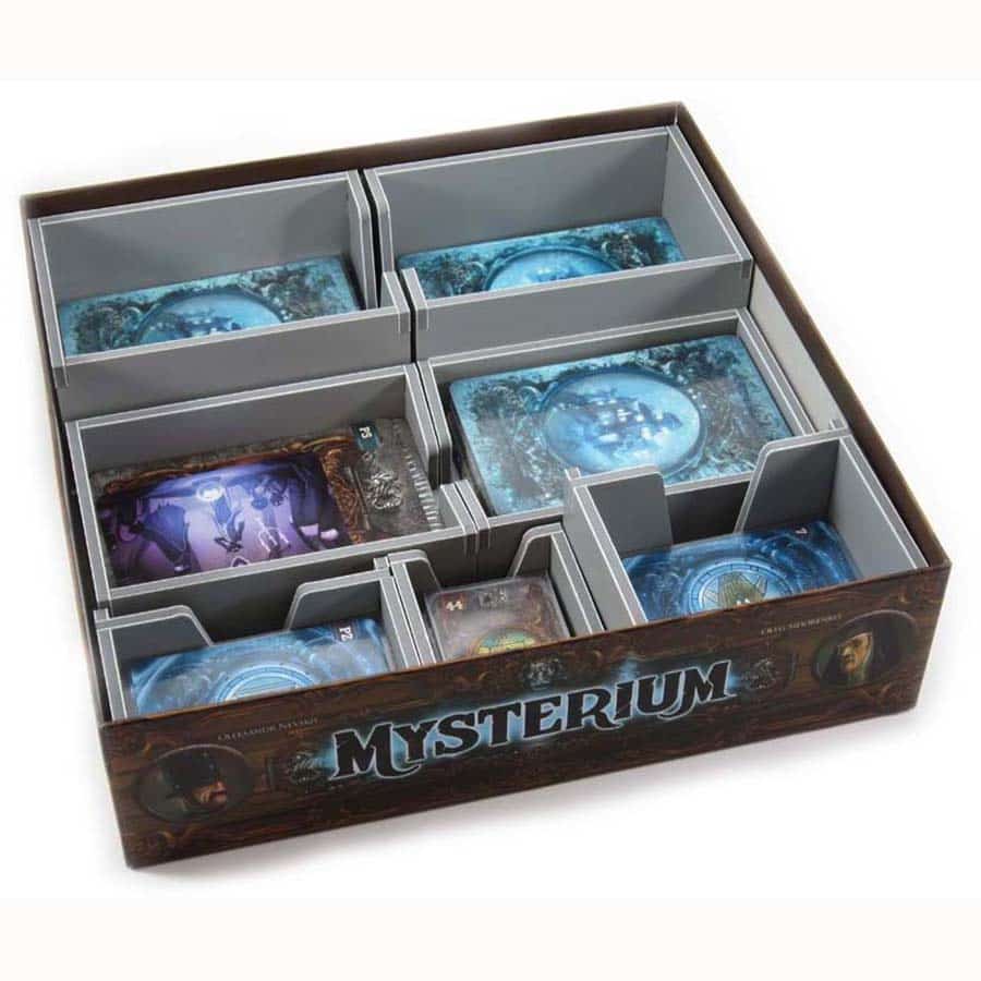 Folded Space Insert For Mysterium Board Game - Organized Storage For Base Game And Expansions