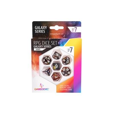 Galaxy Series - Mars- RPG Dice Set (7pcs)