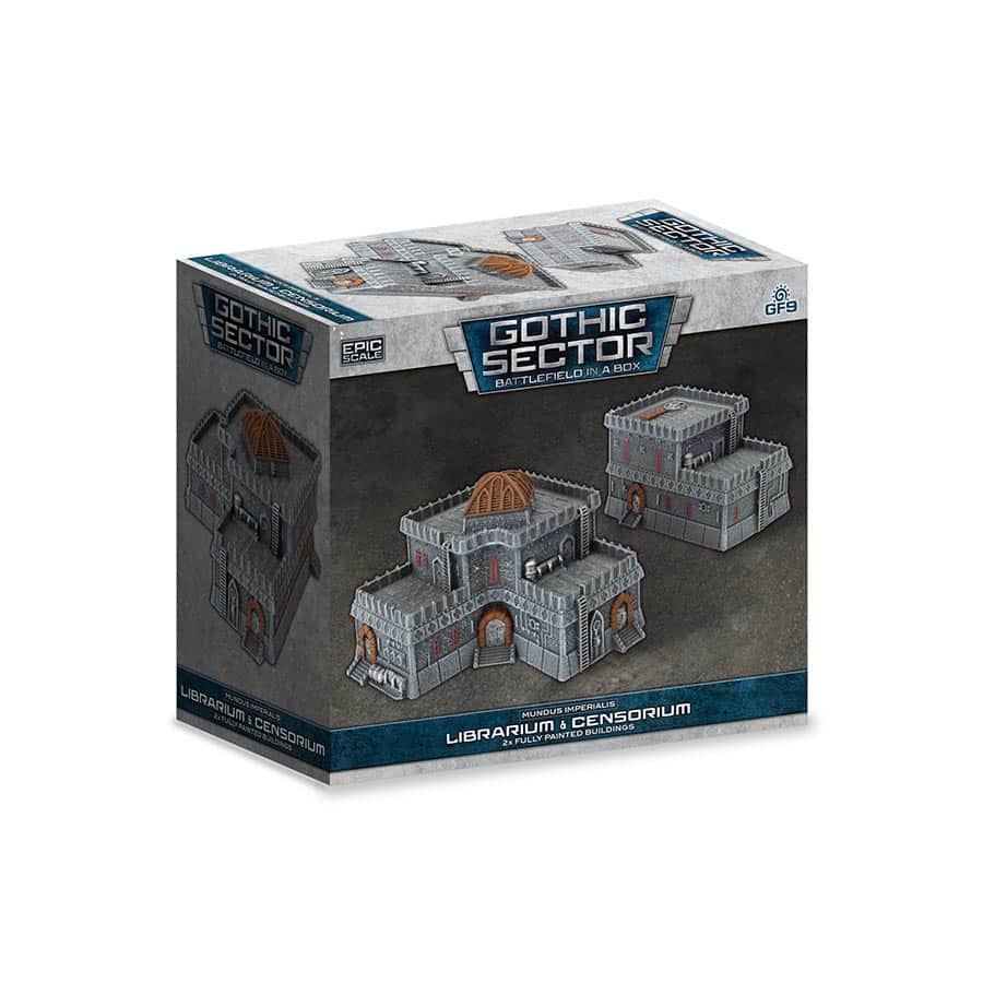 BATTLEFIELD IN A BOX: GOTHIC SECTOR: MUNDUS IMPERIALIS: LIBRARIUM AND CENSORIUM (2CT)