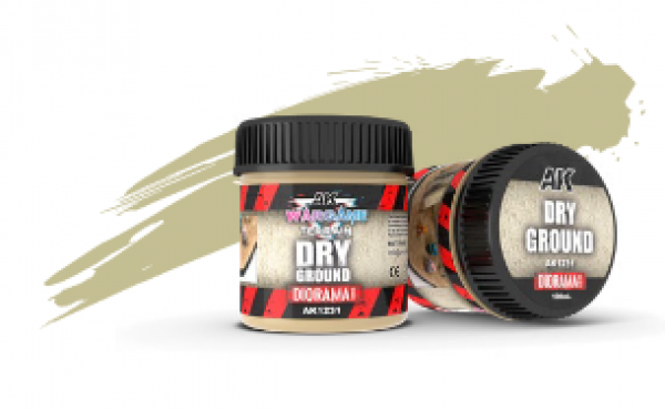 AK-Interactive: Battle Ground Terrain Textures - Dry Ground (100ml)