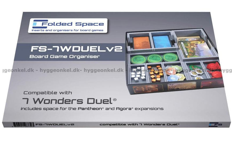 FOLDED SPACE: BOARD GAME INSERT FOR 7 WONDERS DUEL