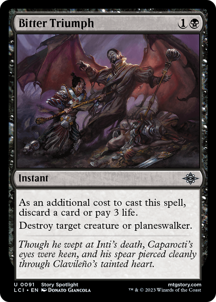 Bitter Triumph (91) (The Lost Caverns of Ixalan)