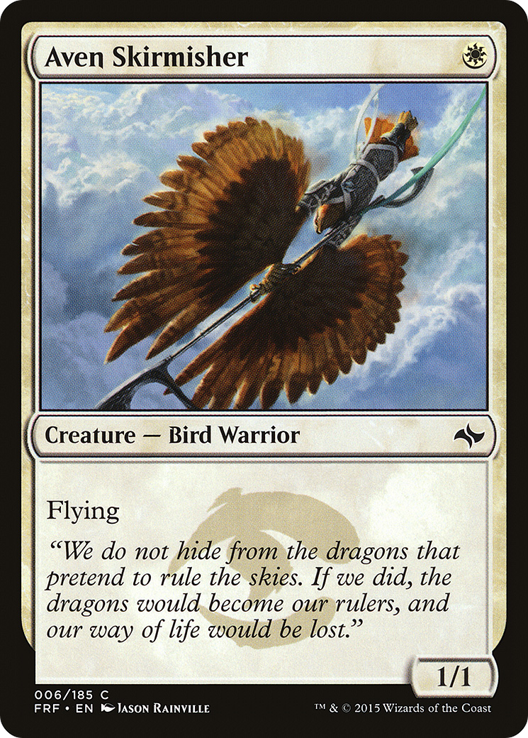 Aven Skirmisher (6) (Fate Reforged)