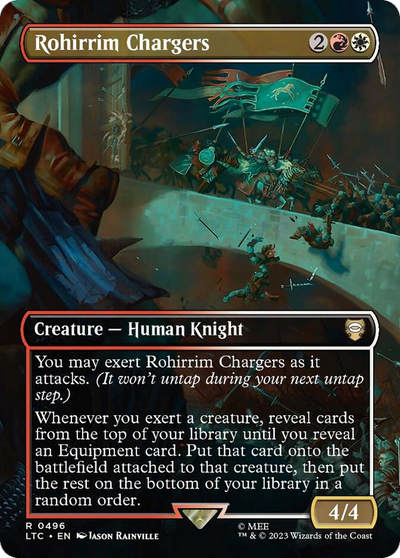 Rohirrim Chargers (LTC-496) - Tales of Middle-earth Commander (Borderless) Foil