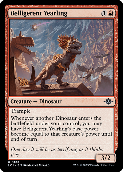 Belligerent Yearling (133) (The Lost Caverns of Ixalan)
