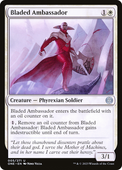Bladed Ambassador (5) (Phyrexia: All Will Be One)