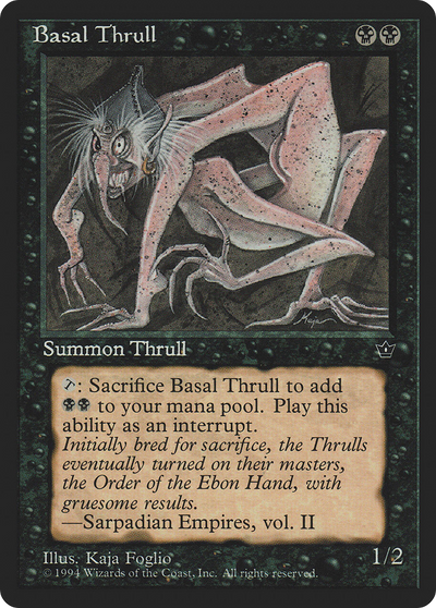 Basal Thrull (K. Foglio) (Fallen Empires)