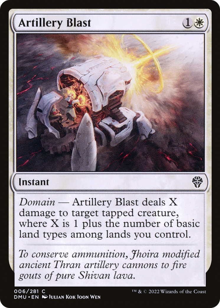 Artillery Blast (6) (Dominaria United)