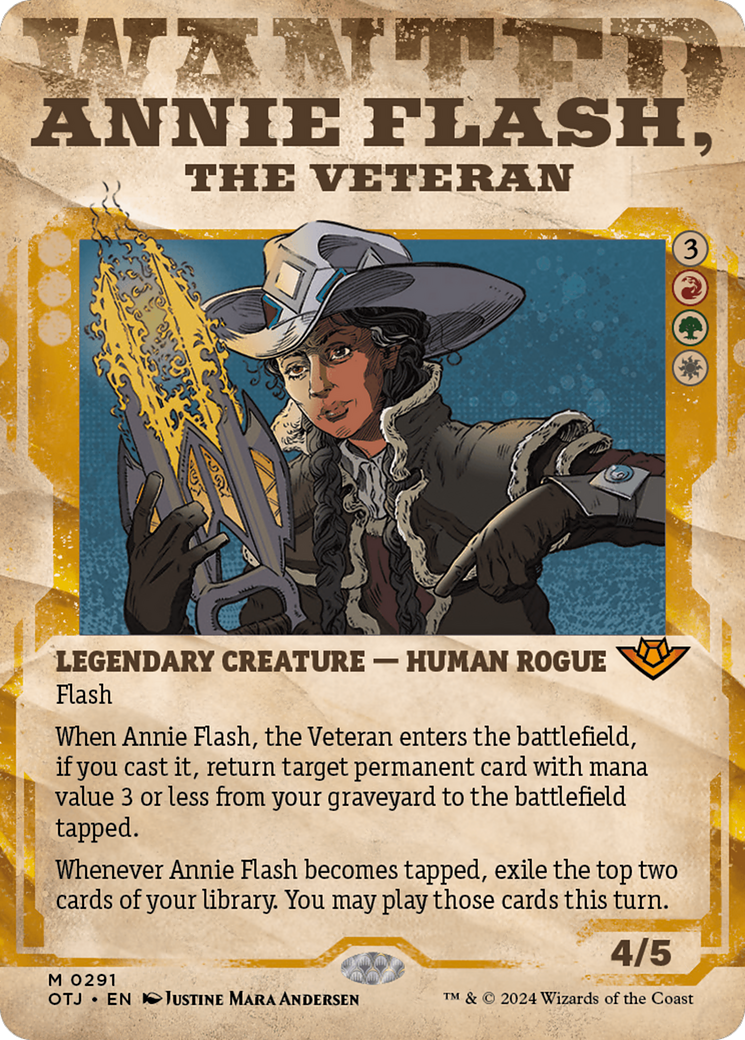 Annie Flash, the Veteran (Showcase) (291) (Outlaws of Thunder Junction)