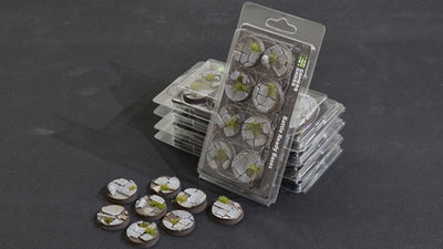 Battle Ready Bases: Temple Round 32mm (x8)