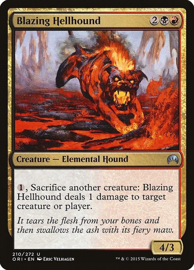 Blazing Hellhound (210) (Magic Origins)