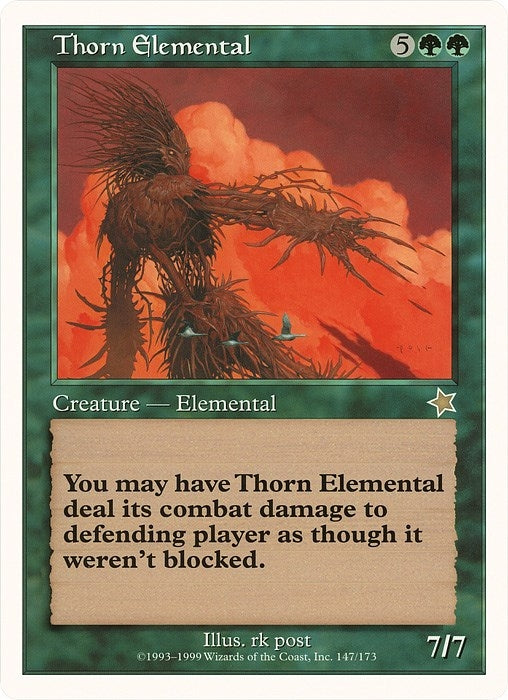 Thorn Elemental (Starter 1999) (147) (Oversize Cards)