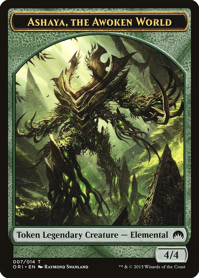 Ashaya, the Awoken World Token (7) (Magic Origins)