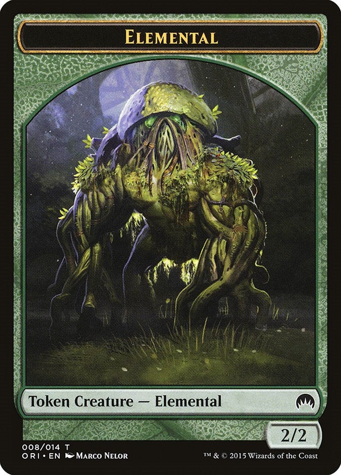 Elemental Token (8) (Magic Origins)