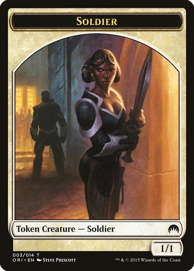 Soldier Token (3) (Magic Origins)