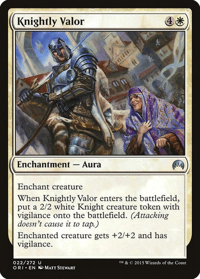 Knightly Valor (22) (Magic Origins)