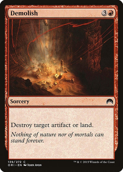 Demolish (139) (Magic Origins)