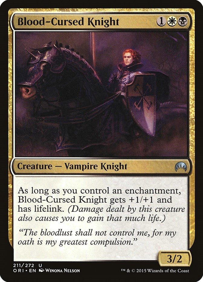 Blood-Cursed Knight (211) (Magic Origins)