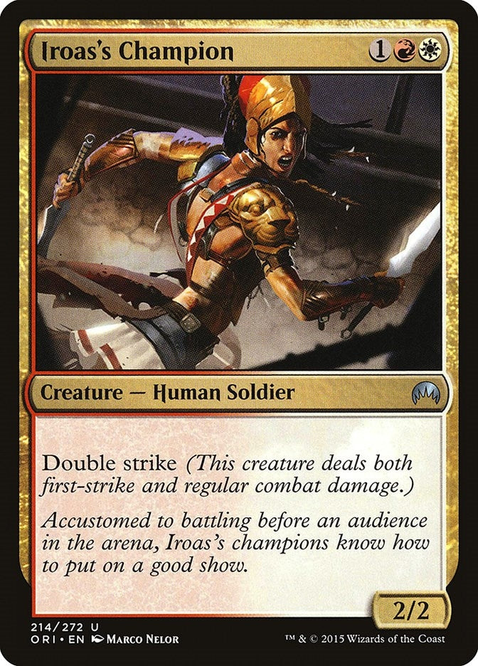 Iroas's Champion (214) (Magic Origins)