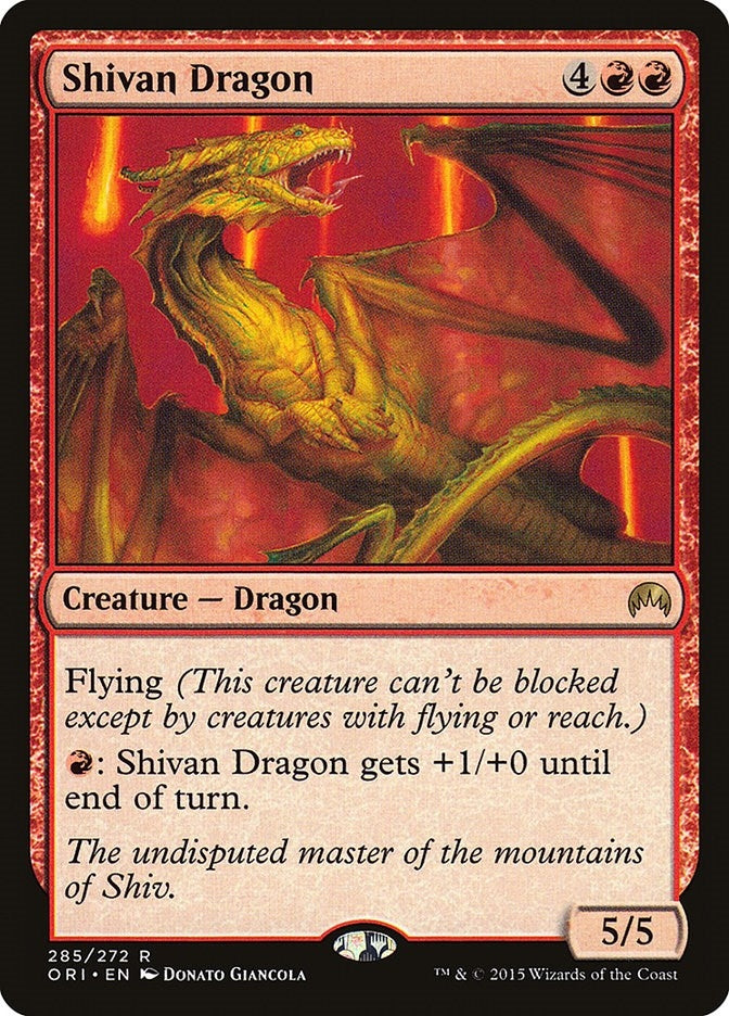 Shivan Dragon (285) (Magic Origins)