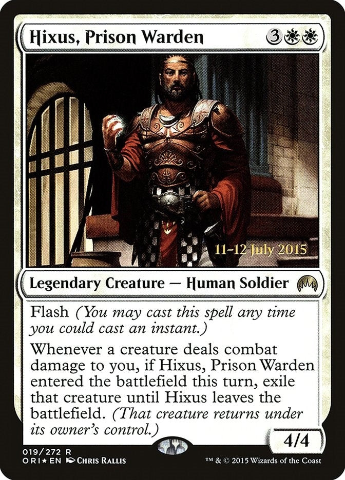Hixus, Prison Warden (19) (Prerelease Cards)