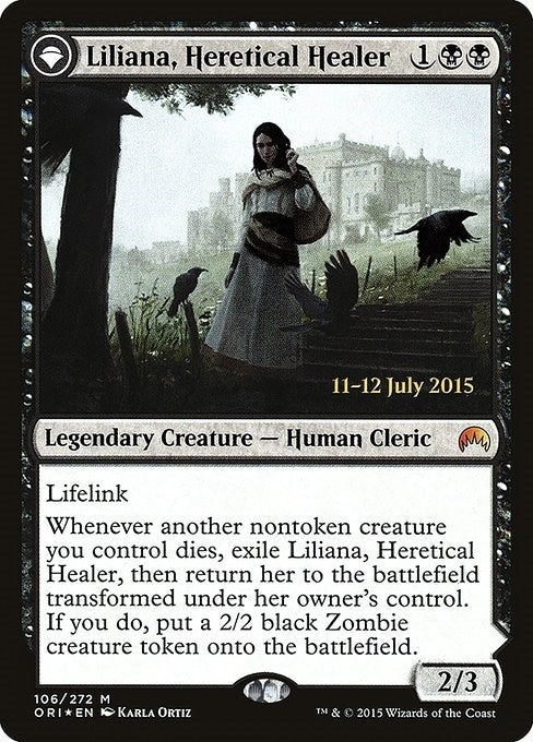 Liliana, Heretical Healer (106) (Prerelease Cards)
