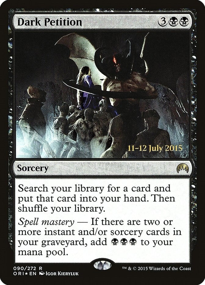 Dark Petition (90) (Prerelease Cards)