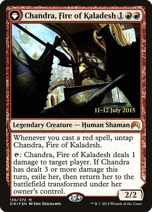 Chandra, Fire of Kaladesh (135) (Prerelease Cards)