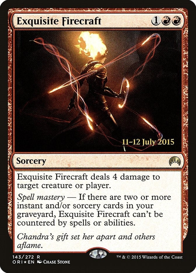 Exquisite Firecraft (143) (Prerelease Cards)