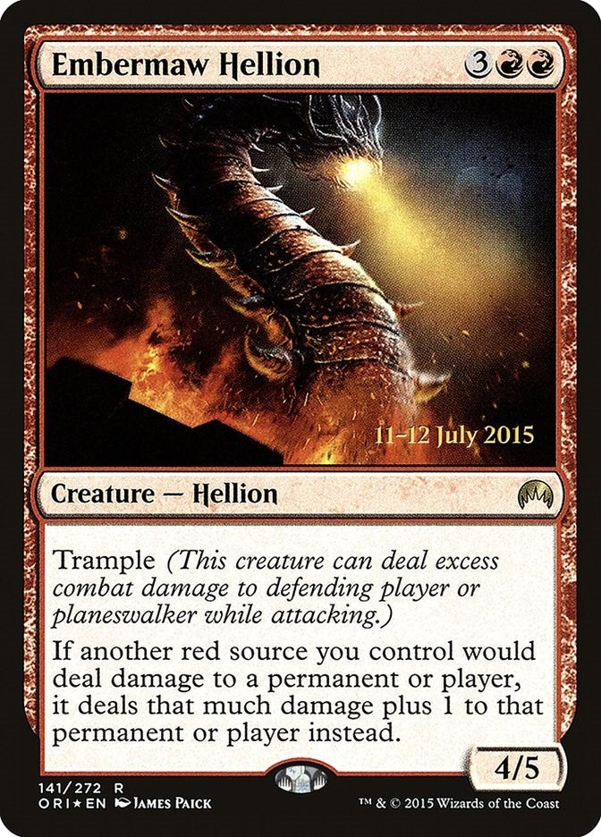 Embermaw Hellion (141) (Prerelease Cards)