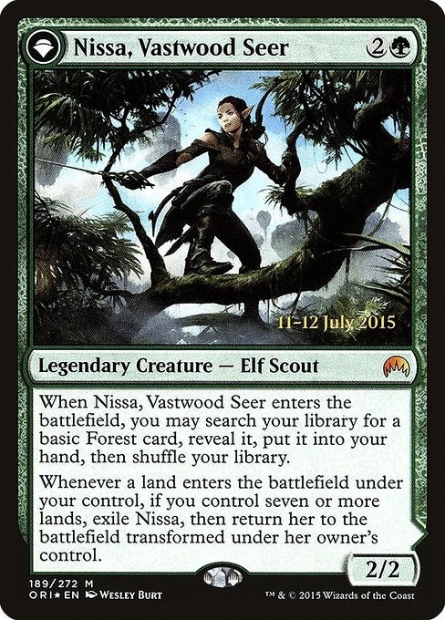 Nissa, Vastwood Seer (189) (Prerelease Cards)